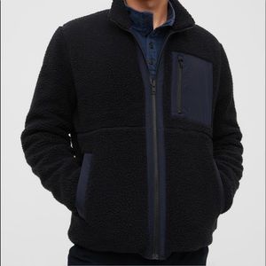 Gap Reversible Nylon Fleece Zip Up Jacket